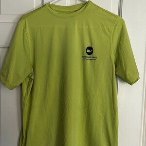 Vineyard Vines Olive Green Performance Tee Shirt - Size Youth XL (18)